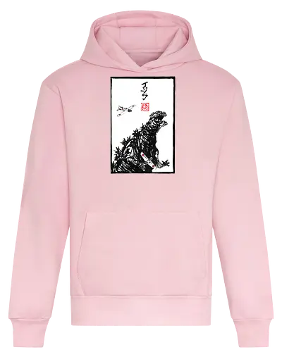 Kaiju Concept Blanc - Monster, Airplane - Heavyweight Hoodie