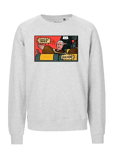 Airplane Slap! - airplane, flugzeug, verrückt, nielsen - Fairtrade Sweatshirt