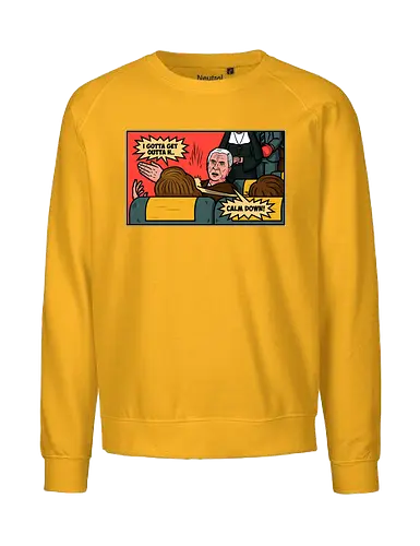 Airplane Slap! - airplane, flugzeug, verrückt, nielsen - Fairtrade Sweatshirt