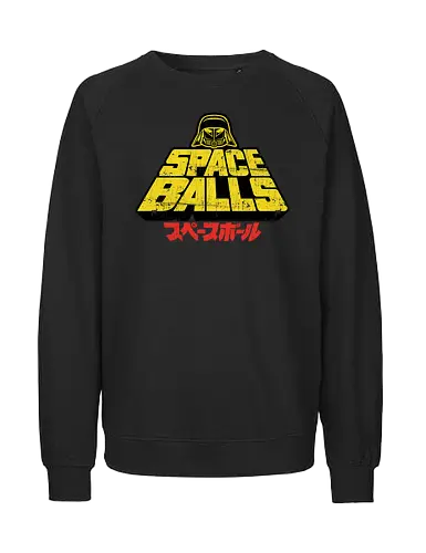 Plastisol Helmet - space, balls, space opera, comedy, scifi, helmchen - Fairtrade Sweatshirt