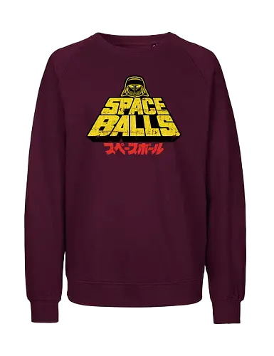 Plastisol Helmet - space, balls, space opera, comedy, scifi, helmchen - Fairtrade Sweatshirt