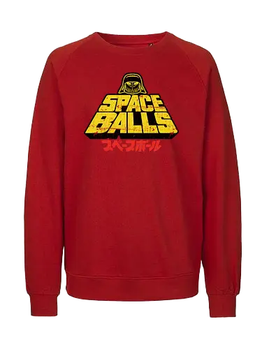 Plastisol Helmet - space, balls, space opera, comedy, scifi, helmchen - Fairtrade Sweatshirt