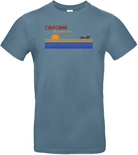 California - golden state, back, future, bttf, delorn - Standard T-Shirt