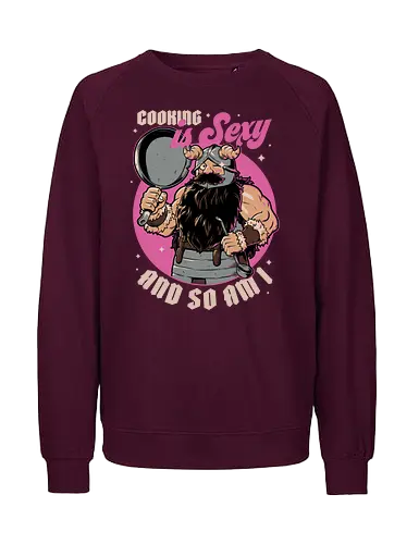 Cooking is sexy - dwarf, zwerg, dungeon, meshi, delicious - Fairtrade Sweatshirt