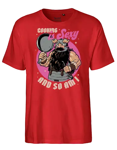 Cooking is sexy - dwarf, zwerg, dungeon, meshi, delicious - Fairtrade T-Shirt