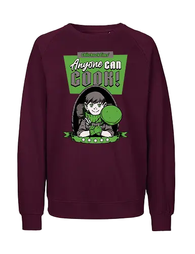 Dungeon Food Book - Half Foot - halbfuß, dungeon, meshi, delicious, anime, manga - Fairtrade Sweatshirt