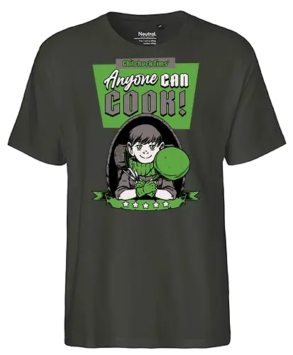 Dungeon Food Book - Half Foot - halbfuß, dungeon, meshi, delicious, anime, manga - Fairtrade T-Shirt