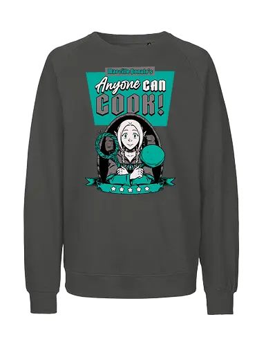 Dungeon Food Book - Elf - elfe, dungeon, meshi, delicious, anime, manga - Fairtrade Sweatshirt