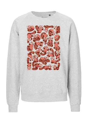 So Many Red Pandas - Cute, Panda, Bear - Fairtrade Sweatshirt