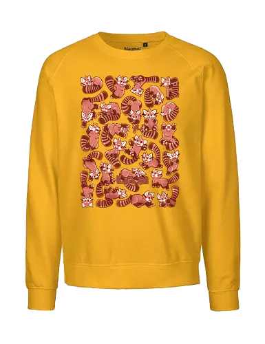 So Many Red Pandas - Cute, Panda, Bear - Fairtrade Sweatshirt