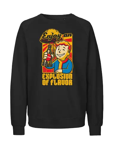 Apocalypse Soda - Fall, Out, Figure, Drink - Fairtrade Sweatshirt