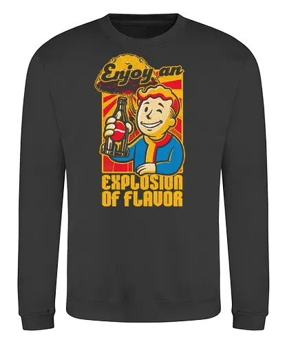 Apocalypse Soda - Fall, Out, Figure, Drink - Sweatshirt