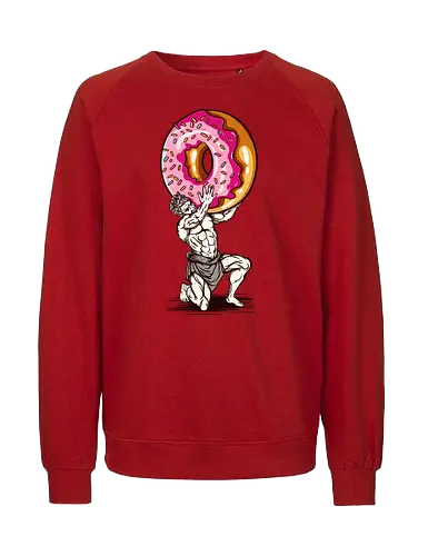 Donut Atlas - Delicious, Greek, Titan, Swts - Fairtrade Sweatshirt