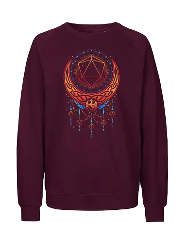 Occult Moon Dice - RPG, Pheonix - Fairtrade Sweatshirt