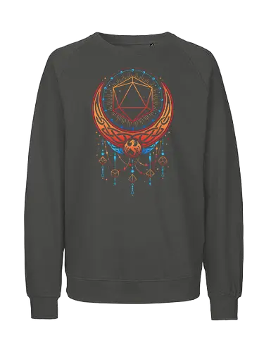 Occult Moon Dice - RPG, Pheonix - Fairtrade Sweatshirt