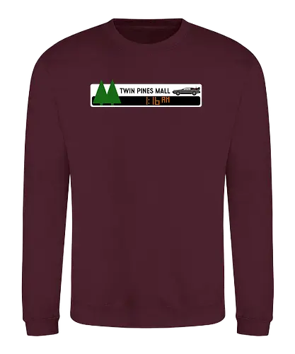 Twin Pines Vintage Art - retro, movie, future, bttf - Sweatshirt