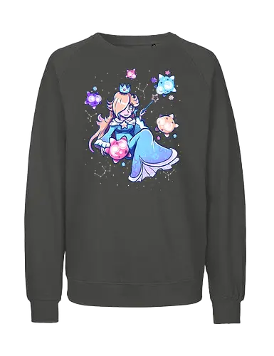 Cosmic Princess - gaming, games, star, prinzessin - Fairtrade Sweatshirt