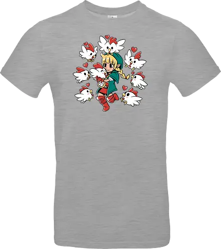 Chicken Queen - chicken, huhn, hero of time, gaming - Standard T-Shirt