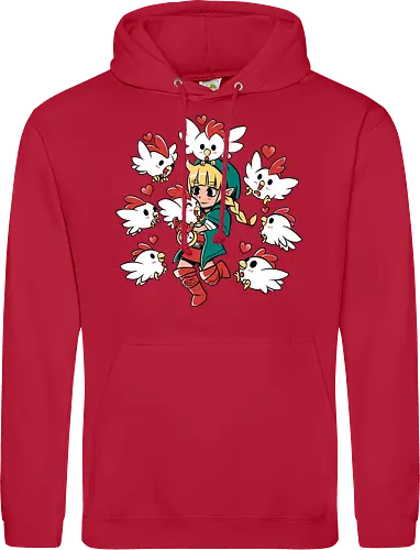 Chicken Queen - chicken, huhn, hero of time, gaming - Standard Hoodie