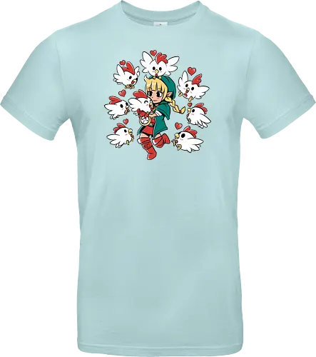 Chicken Queen - chicken, huhn, hero of time, gaming - Standard T-Shirt