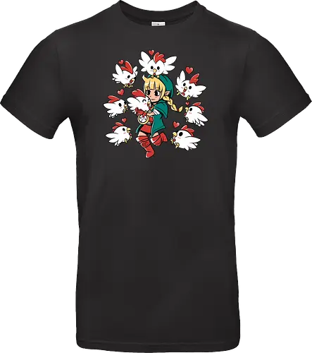 Chicken Queen - chicken, huhn, hero of time, gaming - Standard T-Shirt
