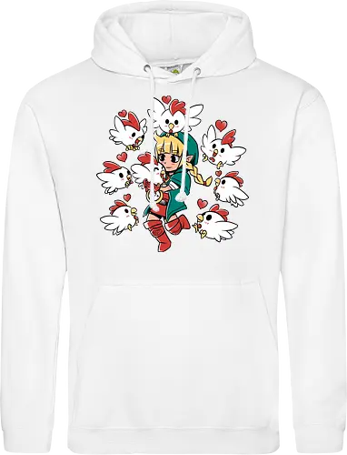 Chicken Queen - chicken, huhn, hero of time, gaming - Standard Hoodie