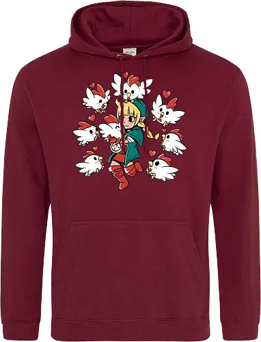 Chicken Queen - chicken, huhn, hero of time, gaming - Standard Hoodie