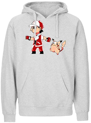 Trainer between Worlds - pocket, monster, mashup, hero of time, gaming - Fairtrade Hoodie