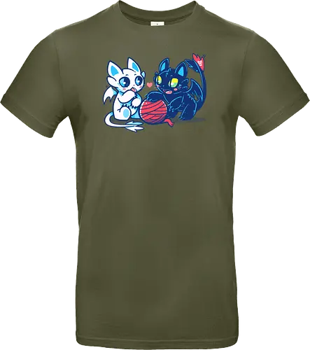 Light and Night Dragon Cats