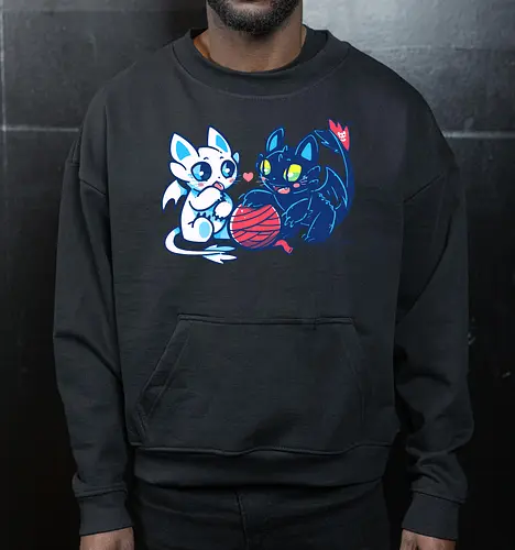 Light and Night Dragon Cats