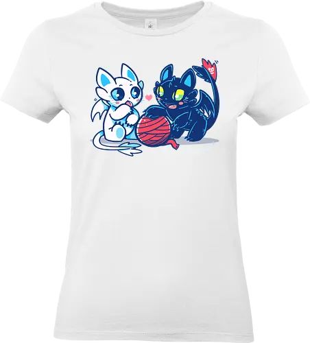 Light and Night Dragon Cats