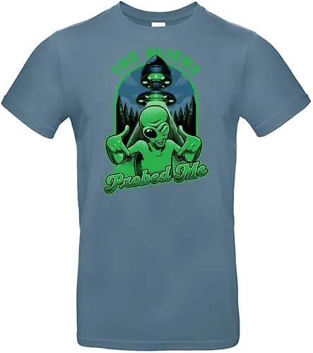 Aliens probed me - aliens, alien, space, entführung - Standard T-Shirt
