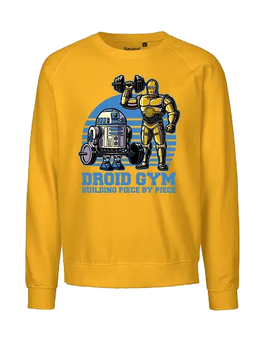 Droid Gym - android, space, space opera, gym - Fairtrade Sweatshirt