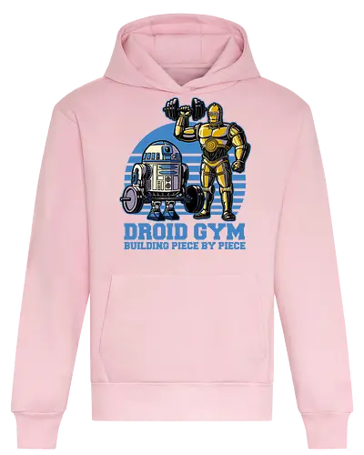 Droid Gym - android, space, space opera, gym - Heavyweight Hoodie