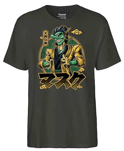 The Tengu Mask - tengu, mask, japan - Fairtrade T-Shirt