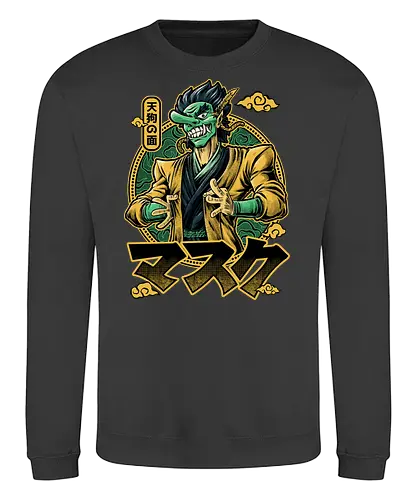 The Tengu Mask - tengu, mask, japan - Sweatshirt