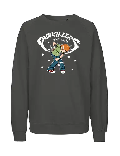 Painkillers vs. the Old - scott, pilgrim, world, parody, comic - Fairtrade Sweatshirt