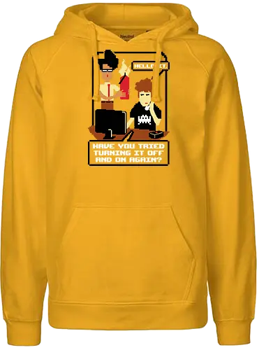 Tech Support - it, crowd, sitcom, tv, support - Fairtrade Hoodie
