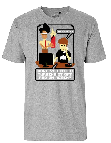 Tech Support - it, crowd, sitcom, tv, support - Fairtrade T-Shirt