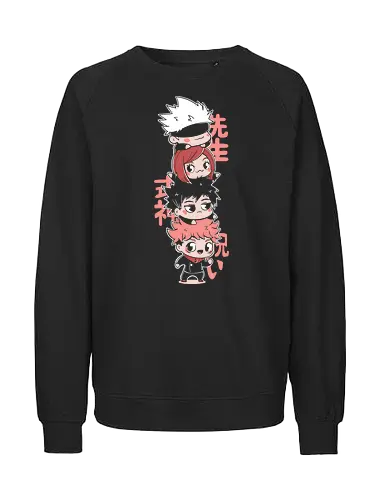 Cute Jujutsu - jujutsu, anime, manga, sorcerer - Fairtrade Sweatshirt