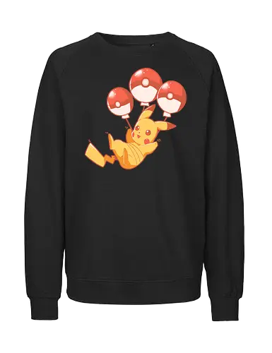 Flying High - pocket, monster, electro, mouse - Fairtrade Sweatshirt