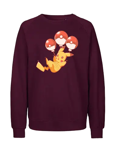 Flying High - pocket, monster, electro, mouse - Fairtrade Sweatshirt