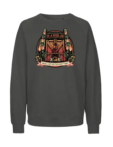 Dino Food - isla, nublar, dino, dinosaur, jurassic - Fairtrade Sweatshirt
