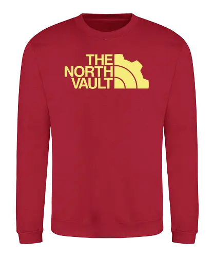 The North Vault - mashup, fallout, vault, north, gaming - Sweatshirt