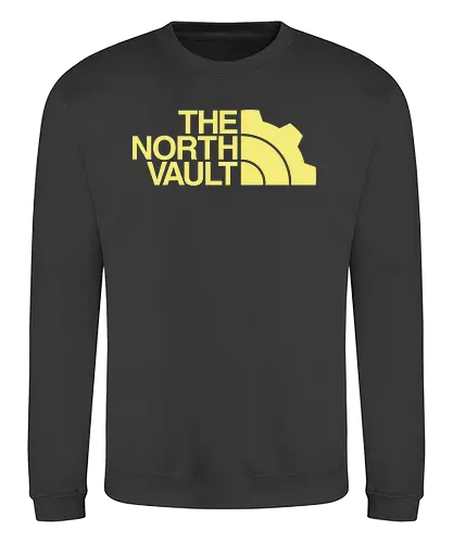 The North Vault - mashup, fallout, vault, north, gaming - Sweatshirt