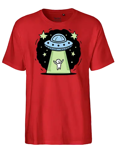 Abduction - alien, space, entführung - Fairtrade T-Shirt