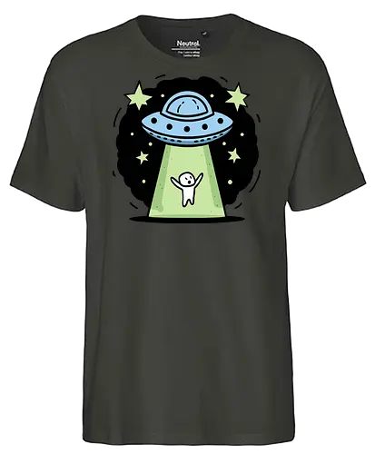 Abduction - alien, space, entführung - Fairtrade T-Shirt