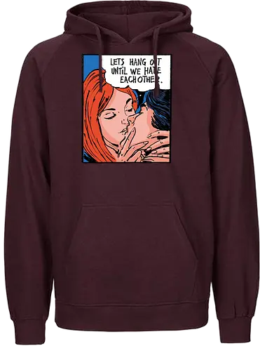 Let's Hang Out - colorpop, art, love, liebe, statement - Fairtrade Hoodie