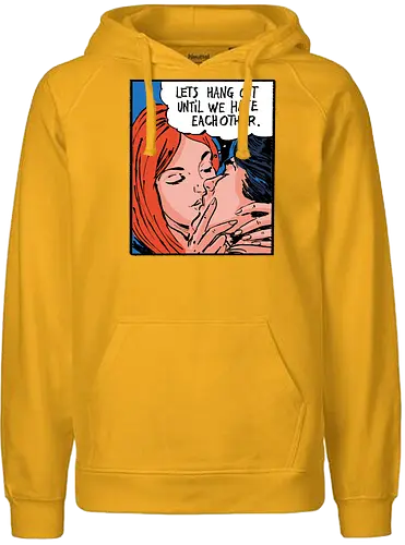 Let's Hang Out - colorpop, art, love, liebe, statement - Fairtrade Hoodie