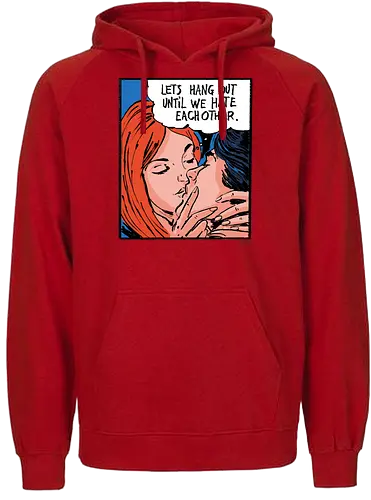 Let's Hang Out - colorpop, art, love, liebe, statement - Fairtrade Hoodie